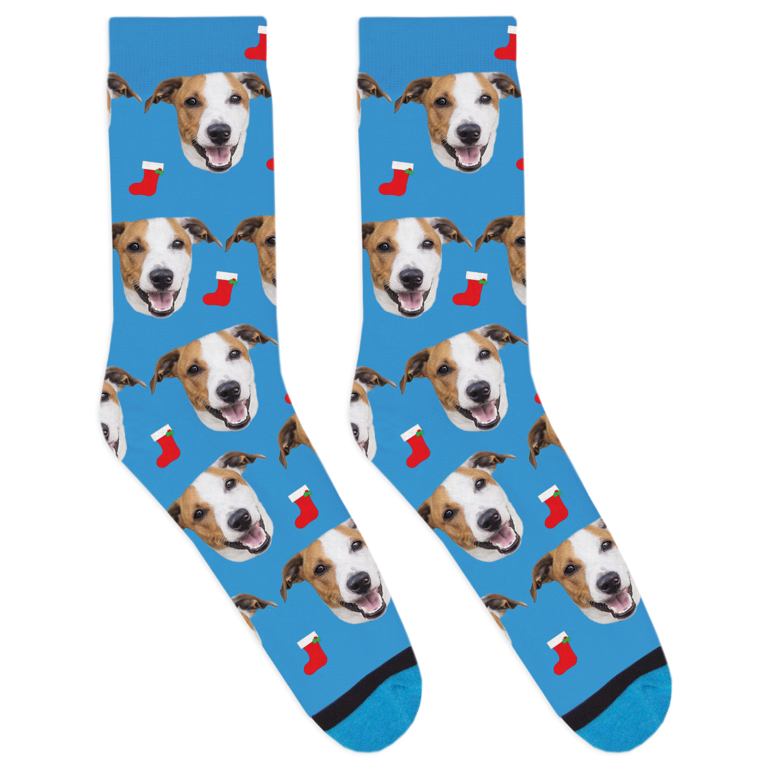 Custom Holiday Stripe Socks DivvyUp